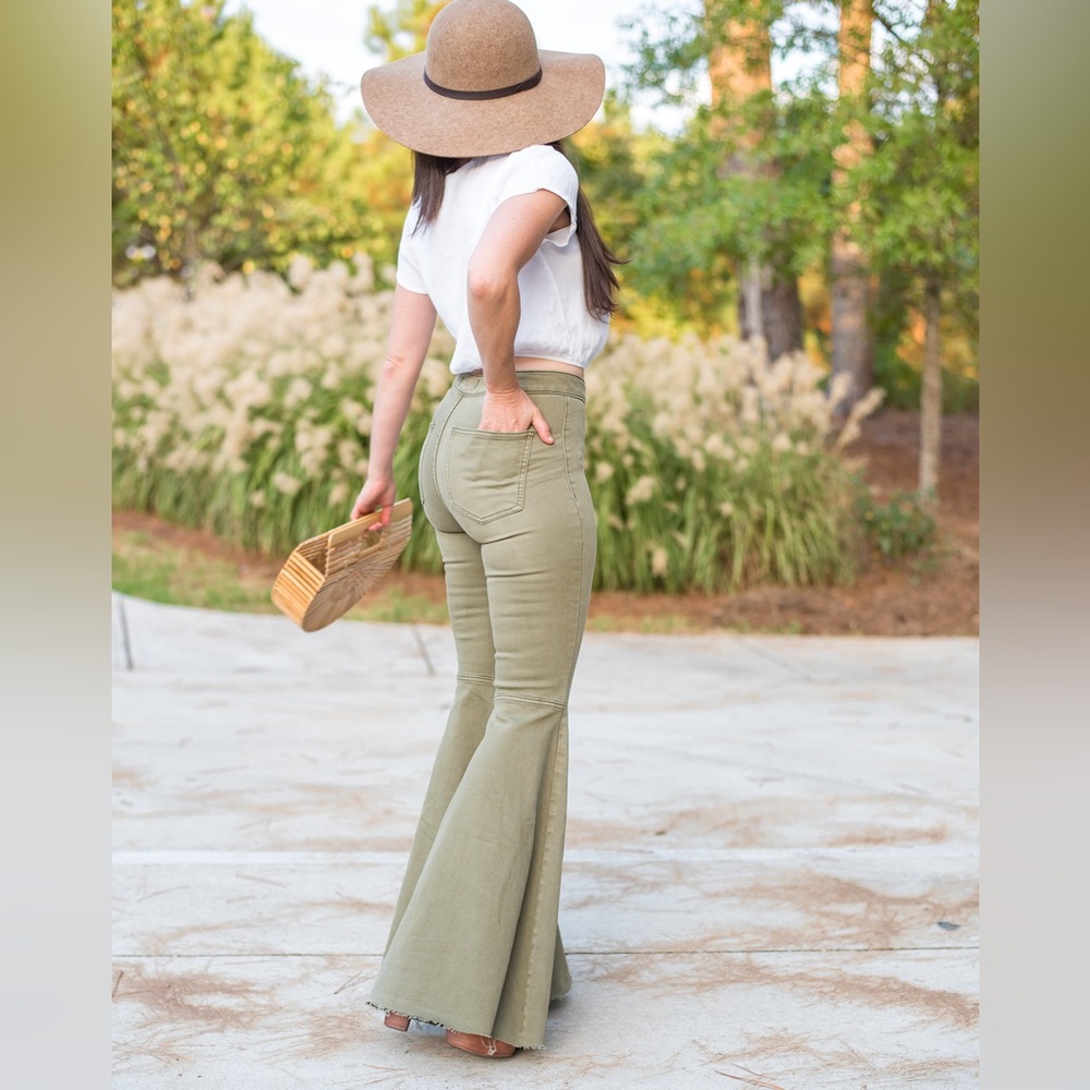 Free People Float on Flare Bell Bottom Jeans